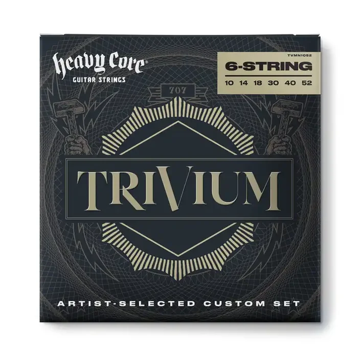 Jim Dunlop TRIVIUM Signature Heavy Core 10-52 Electric Guitar Strings