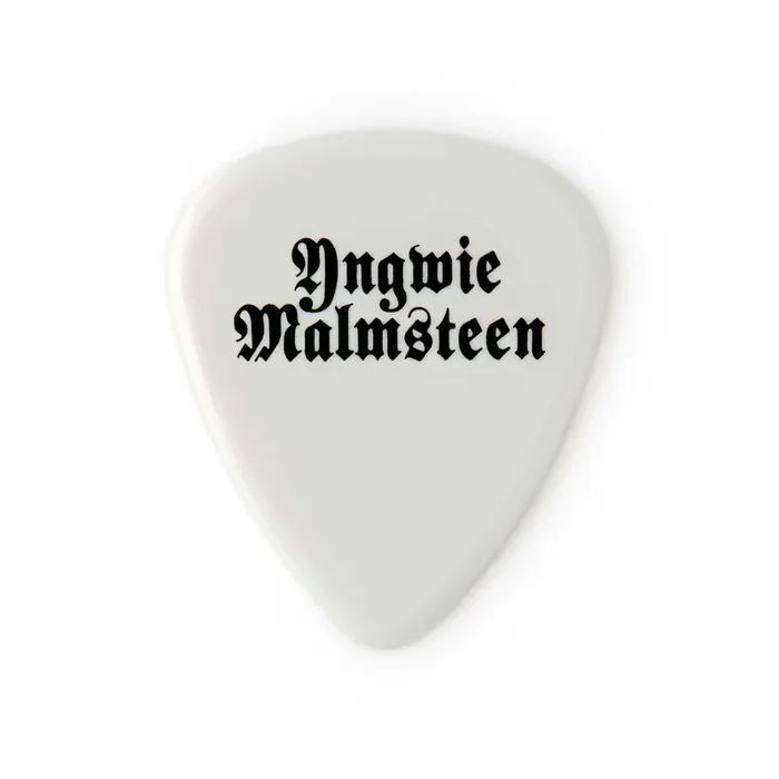 Jim Dunlop YJMP01WH Malmsteen Custom Delrin Guitar Pick, 1.5 mm, Pack of 6