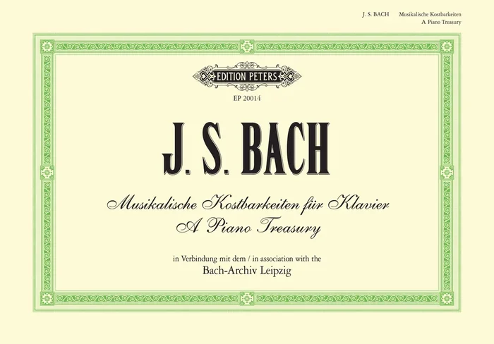 Johann Sebastian Bach : Johann Sebastian Bach : Præambulum C-Dur, C major, BWV 924 – Piano – Faber Digital
