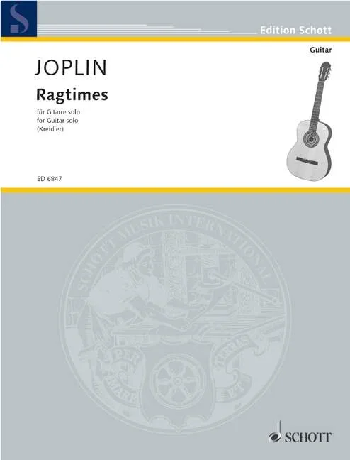 Joplin, Scott : Joplin, Scott : Ragtimes, – guitar – Schott Digital