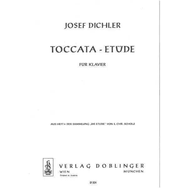 Josef Dichler – Toccata Etude (Sheet Music)