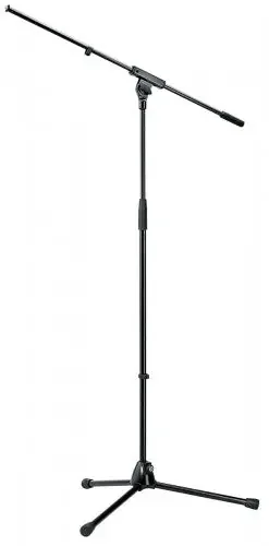 K&M – Microphone Boom Stand – One Piece Boom Stand With Die Cast Base
