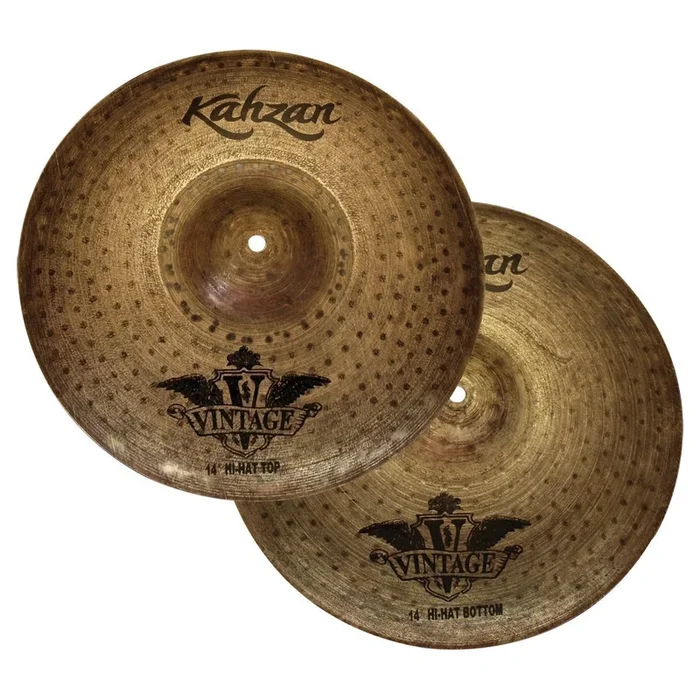 Kahzan ‘Vintage Series’ Rock Hi Hat Cymbals 14″