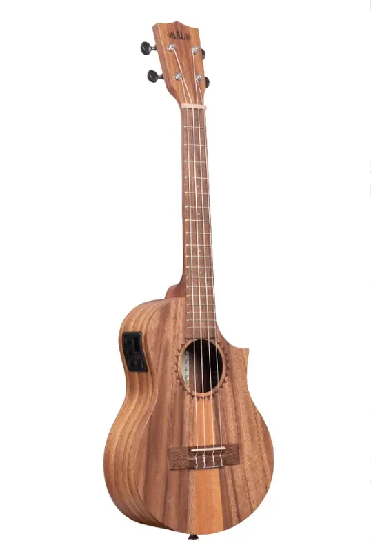Kala Teak Tri-Top Electro Acoustic Tenor Ukulele