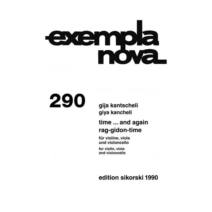 Kantscheli, Gija – Time … And Again / Rag Gidon Time 290