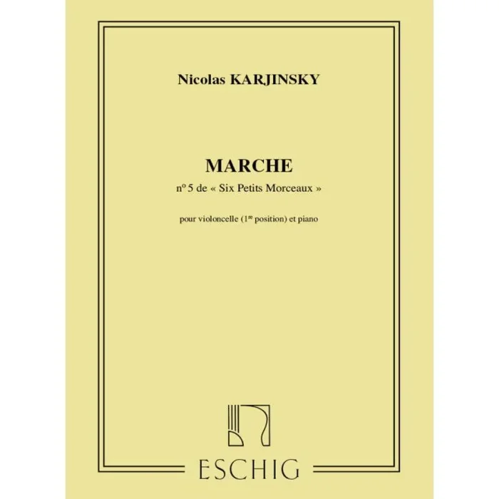 Karjinsky, Nicolas – Marche.