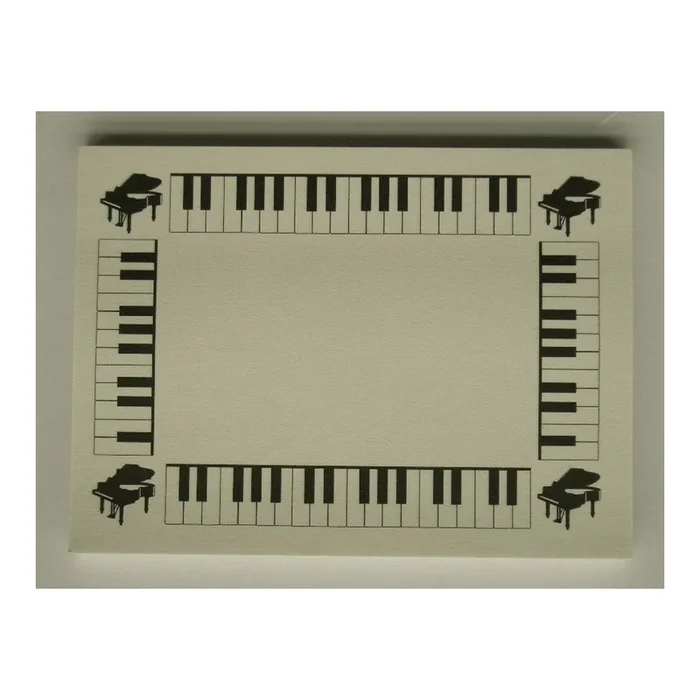 Keyboard Post Its White