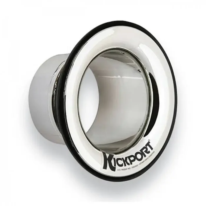 Kickport Bass Drum Sound Hole, Chrome