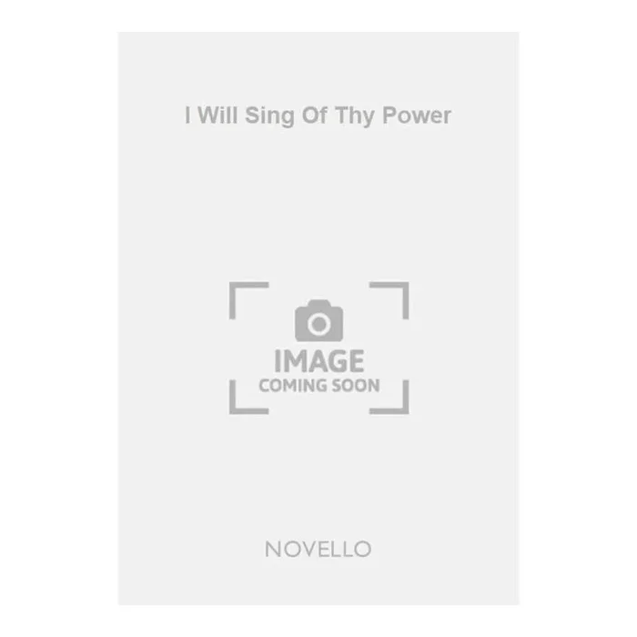 King, Oliver – I Will Sing Of Thy Power