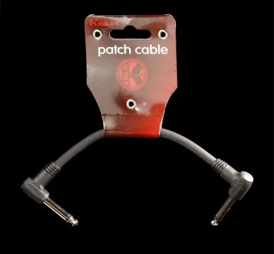 Kirlin 6 Mono Angled Patch Cable IC-243-6 /BK