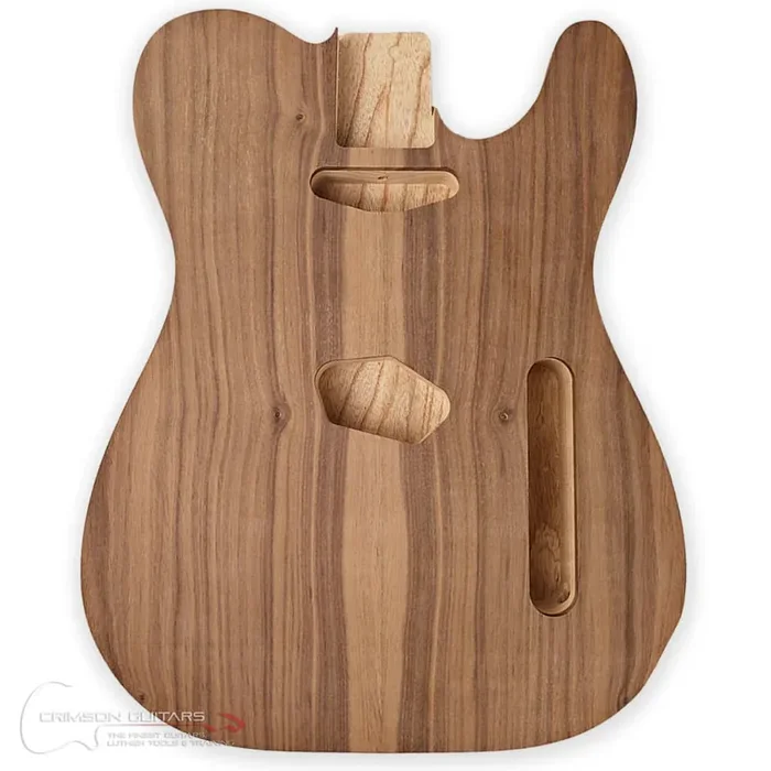 Kit Guitar Body – Lightweight Ash with Walnut