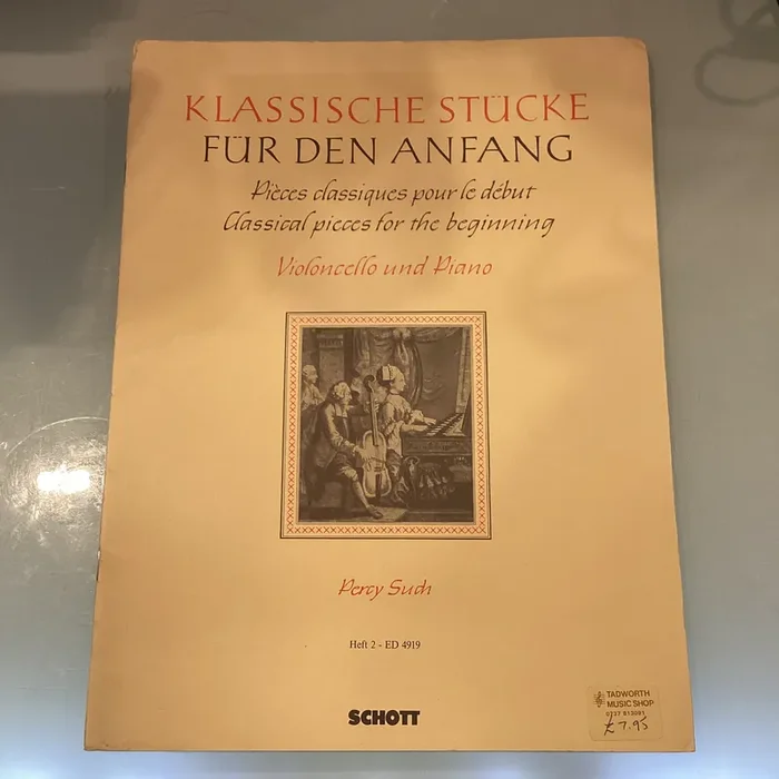 Klassische Stücke Für Den Anfang – Classical Pieces for the Beginning – Cello and Piano – Percy Such