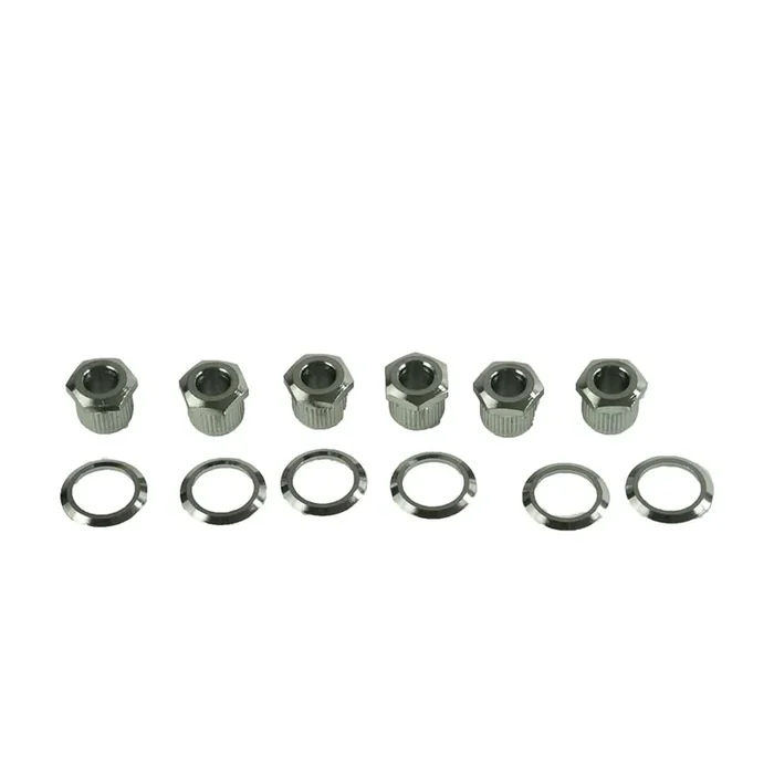 Kluson Hex Head To Vintage Adapter Bushing Kit Metric – 6 Washers, 6 bushing