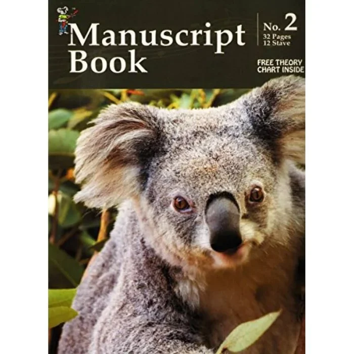 Koala Manuscript No. 2 – Stapled, 32 Pages, 12 Stave