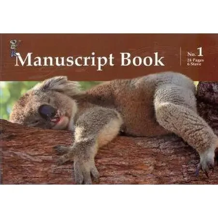 Koala Music Manuscript Book