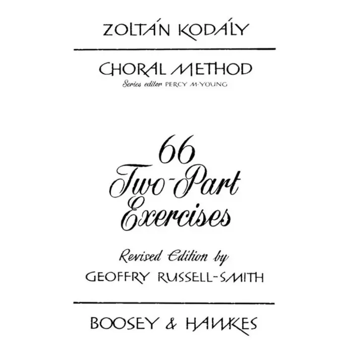 Kodály, Zoltán – Choral Method Vol. 6