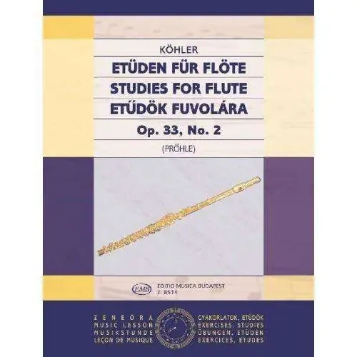Kohler Studies For Flute Op.33 No. 2
