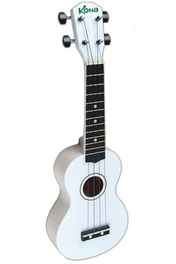 Kona White Soprano Ukulele