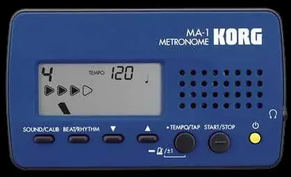 Korg LCD Digital Metronome MA-1 in Blue & Black