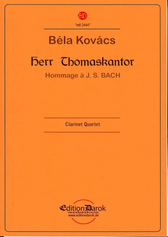 Kovács: Herr Thomaskantor