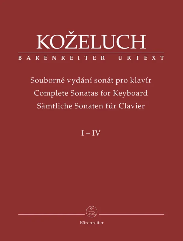 Kozeluch : Complete Sonatas for Keyboard – 4 Volume Set