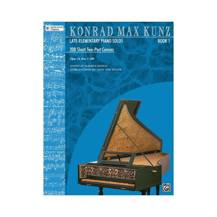 Kunz, Konrad Max – 200 Short 2-Part Canons, Op. 14, Bk 1 (Nos. 1-100)