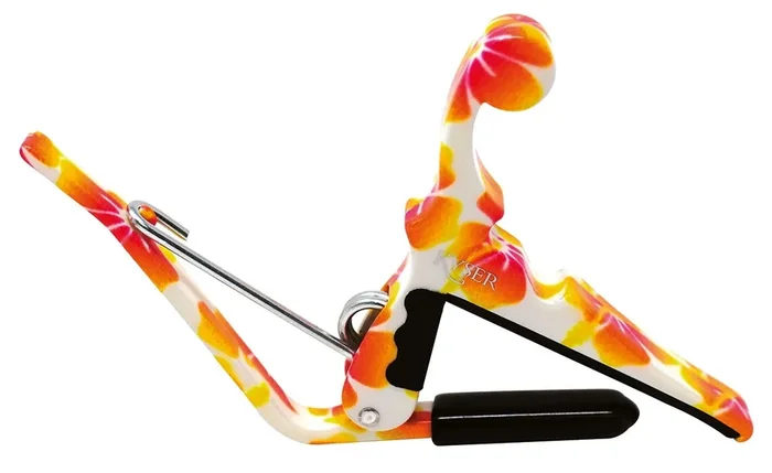 Kyser Ukulele Capo – Pastel Hibiscus