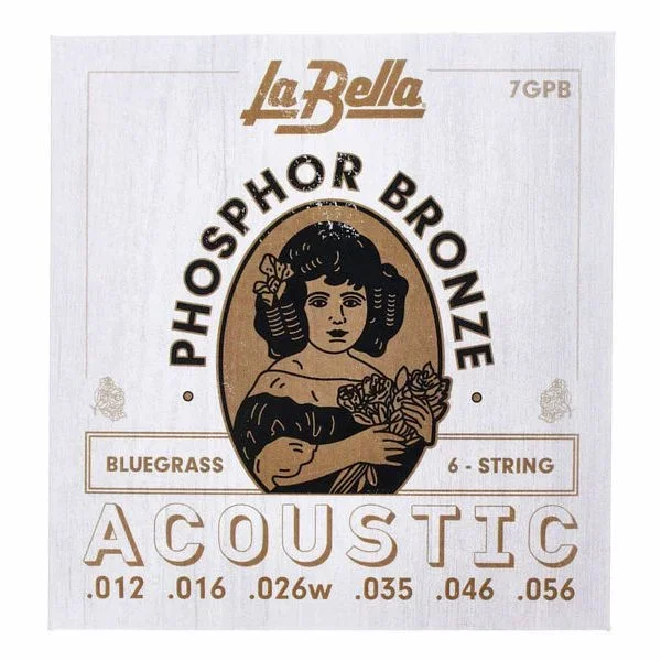 La Bella 7GPB Phosphor Bronze Bluegrass