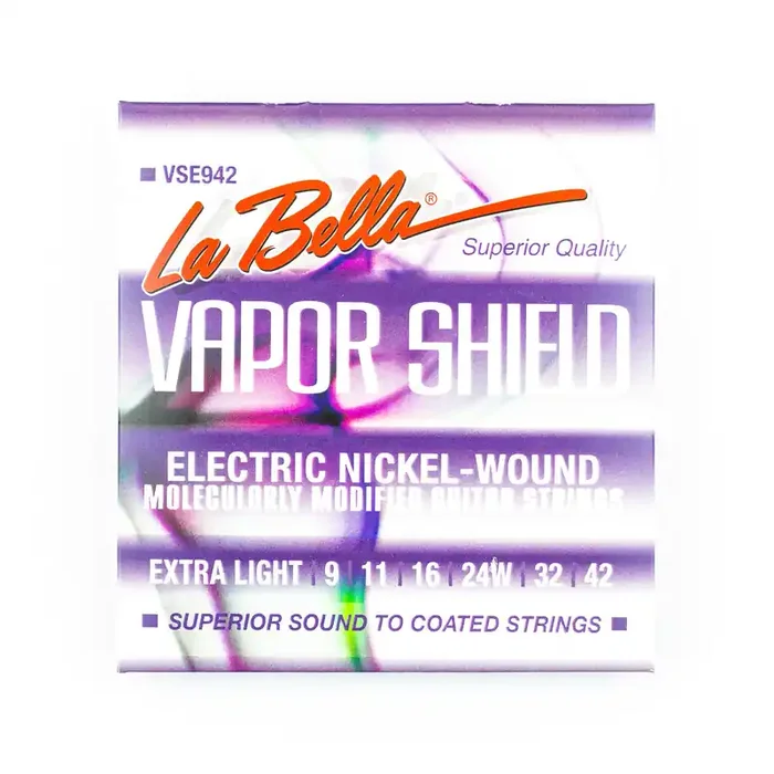 La Bella Vapor Shield Nickel Wound 9-42 Electric Guitar Strings