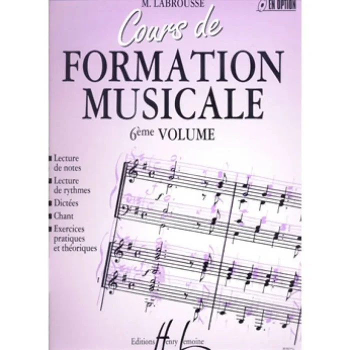 Labrousse, Marguerite – Cours de formation musicale Vol.6