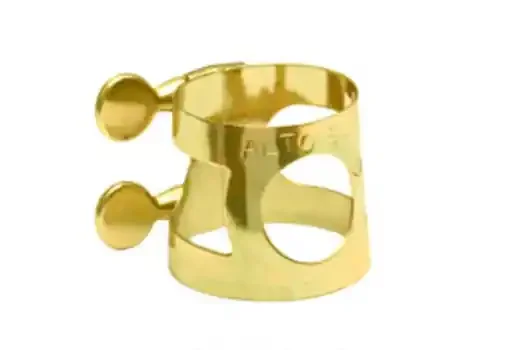 Lacquered alto saxophone ligature