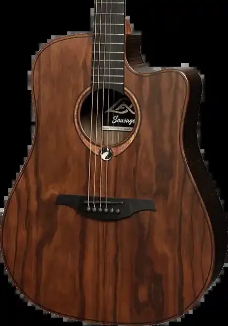 LAG Sauvage Dreadnought Cutaway Electro