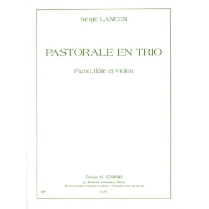 Lancen, Serge – Pastorale en trio