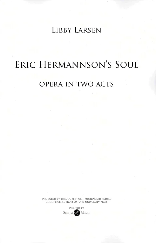 Larsen: Eric Hermannson’s Soul