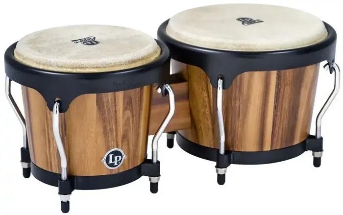 Latin Percussion Aspire Series Wood Bongos 6 3/4‘‘ & 8‘‘ (Walnut)