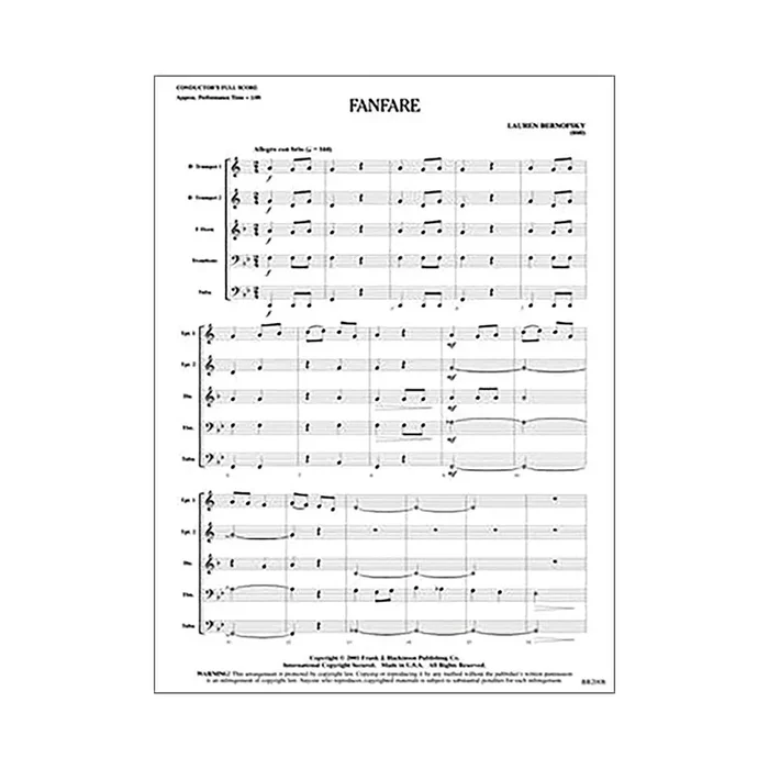 Lauren Bernofsky – Fanfare