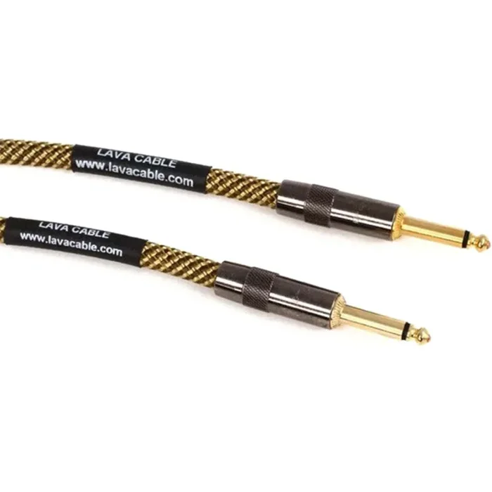 Lava Cable Vintage Tweed Instrument Lead 20ft Straight to Straight