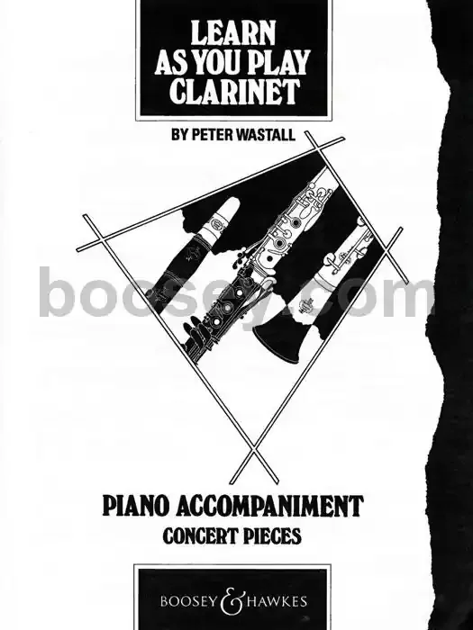 Learn As You Play Clarinet – Piano Accompaniment Concert Pieces – Peter Wastall