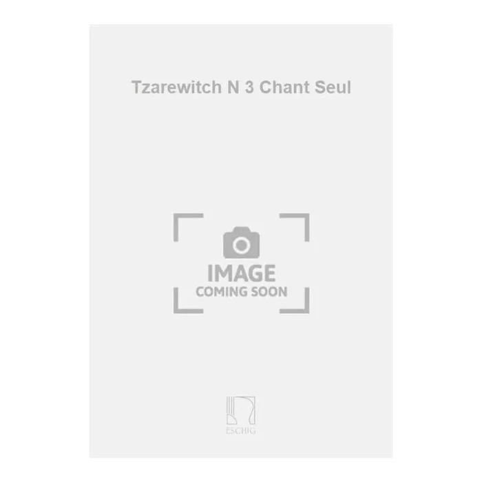 Lehár, Franz – Tzarewitch N 3 Chant Seul