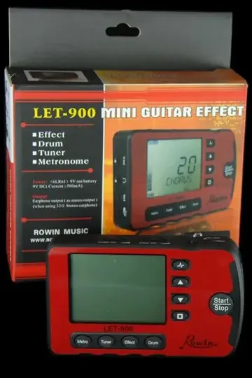 LET-900, Mini Guitar effect / metronome