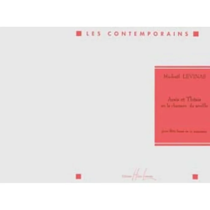 Levinas, Michaël – Arsis et Thésis ou La Chanson Du Souffle