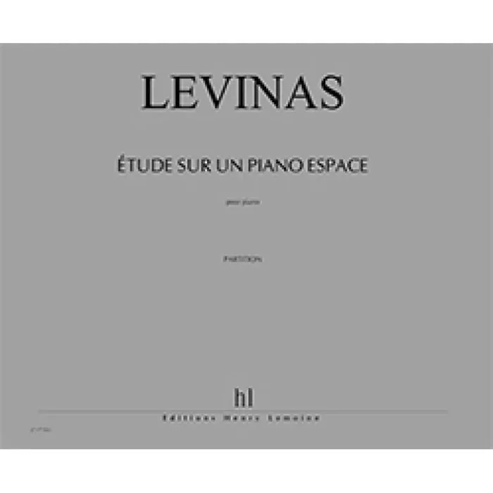 Levinas, Michaël – Etude sur un piano espace