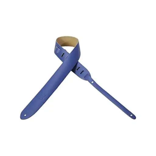 Levy‘s M12 2inch Top Grain Leather Guitar Strap, Royal Blue