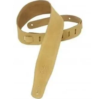 Levys MS26-TAN Suede Leather Strap