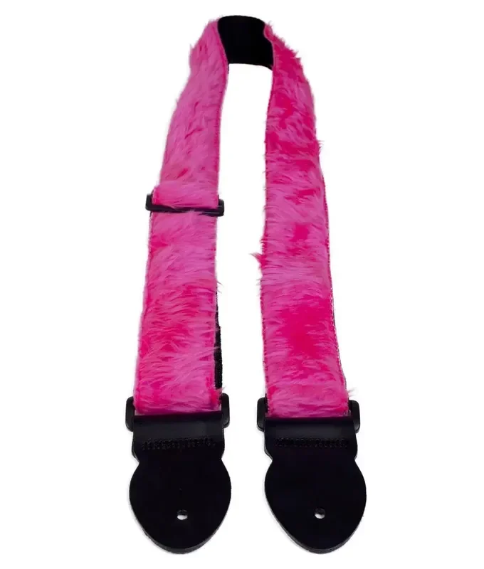 LG 2″ Pink Fur Guitar Strap