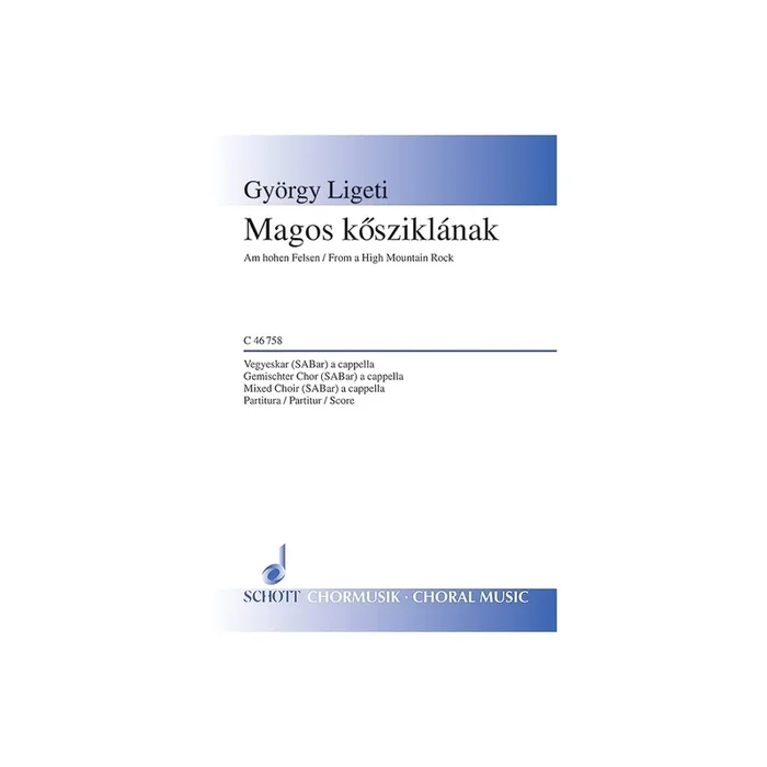 Ligeti, György – Magos kösziklának