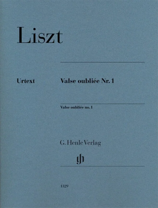 Liszt – Valse Oubliee No 1 (Softcover Book)