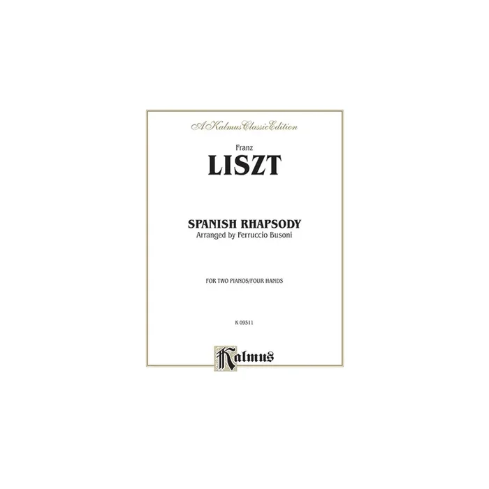 Liszt, Franz – Spanish Rhapsody