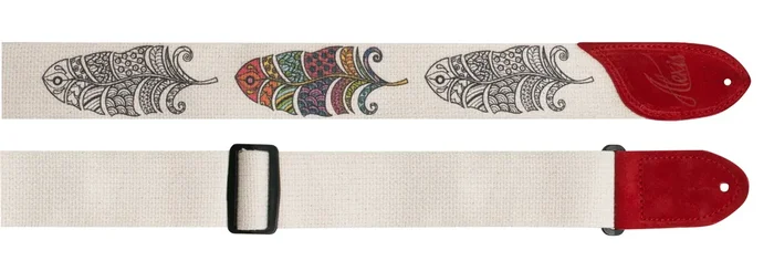 LM Miss Alexis Feather Guitar Strap