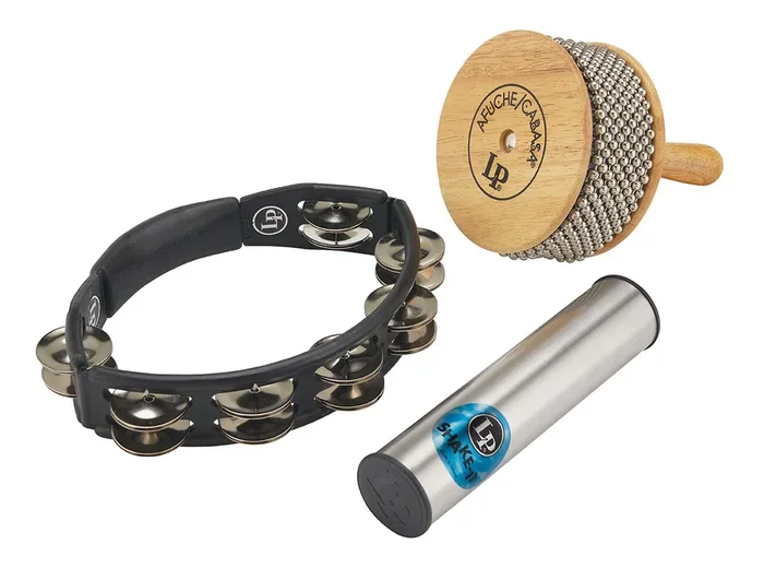 LP Afuce/Cabasa Shake-It Shaker And Cyclops Tambourine Rhythm Pack